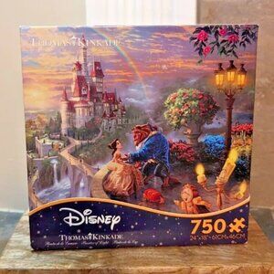 Thomas Kinkade Beauty And Beast 750 Piece Puzzle